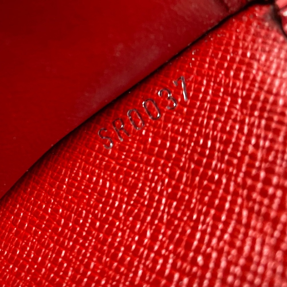 🎉HP🎉Louis Vuitton Red Wallet Trifold Epi Leather - Picture 11 of 11